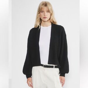 Aritzia Wilfred Unwind Merino Wool Waist Cardigan